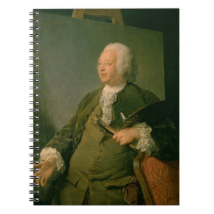 Portrait of Jean-Baptiste Oudry (1686-1755) c.1753 Notebook