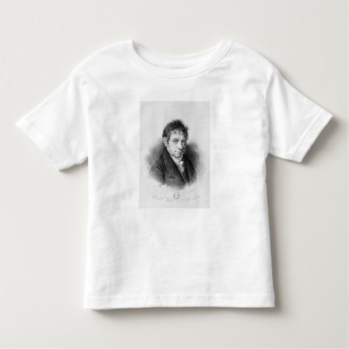 Portrait of Jean Baptiste Say Toddler T_shirt