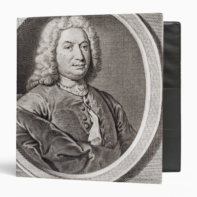 Portrait of Jean Bernoulli  engraved by Binder (Front/Inside)