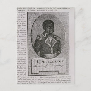 Portrait of Jean-Jacques Dessalines Postcard