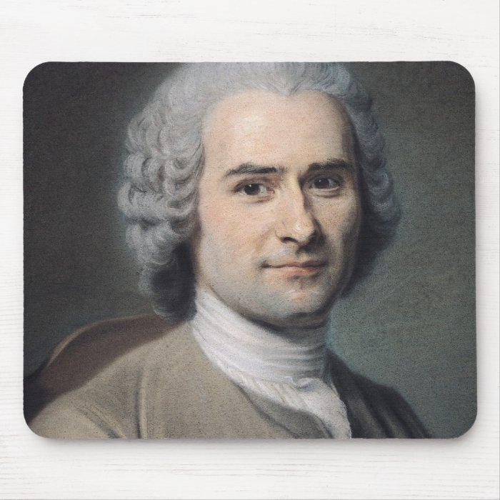 Portrait of Jean Jacques Rousseau Mouse Pad