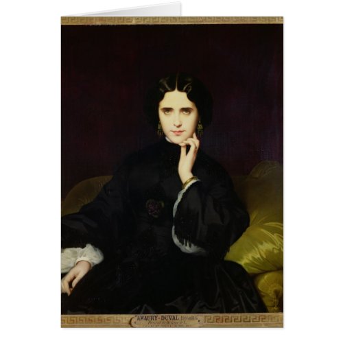 Portrait of Jeanne de Tourbay  1862