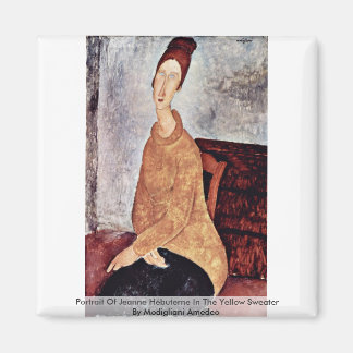 Portrait Of Jeanne Hébuterne In The Yellow Sweater Magnet