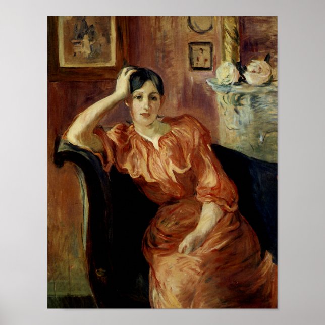 Portrait of Jeanne Pontillon Poster