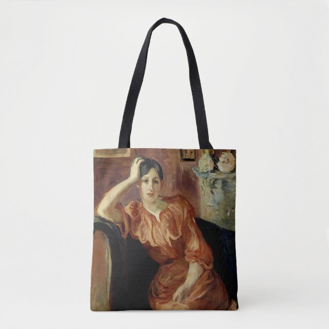Portrait of Jeanne Pontillon Tote Bag (Front)