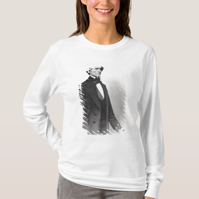 Portrait of Jefferson Davis T-Shirt (Front)