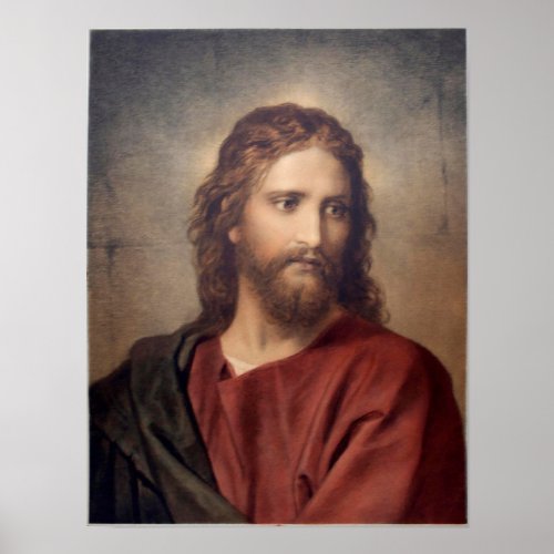 Portrait of Jesus Poster