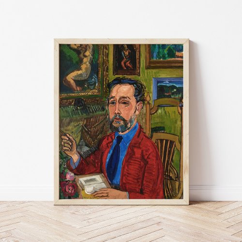 Portrait of Joachim Gasquet  Raoul Dufy Poster