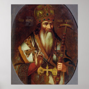 Portrait of Joachim, Patriarch of Moscow Poster