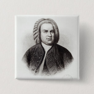 Portrait of Johann Sebastian Bach Pinback Button