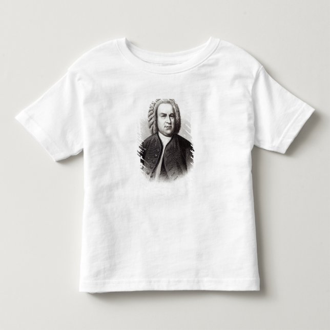 Portrait of Johann Sebastian Bach Toddler T-shirt (Front)