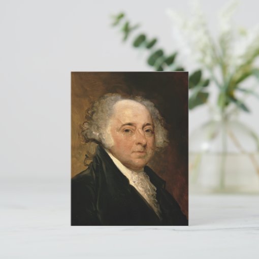 Portrait of John Adams Postcard | Zazzle