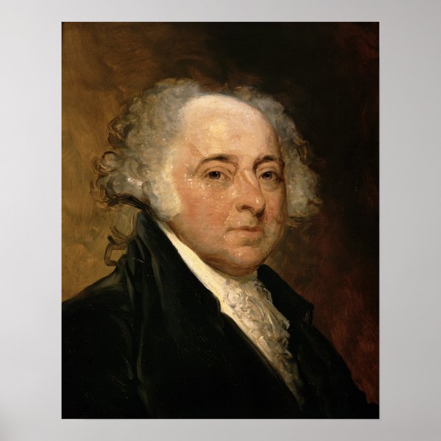 Portrait of John Adams Poster (Front)