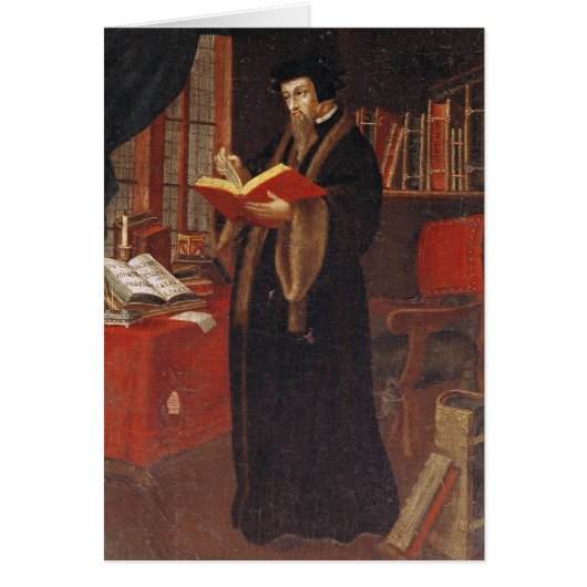 Portrait of John Calvin Cards (Front)