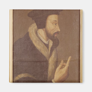 Portrait of John Calvin Magnet