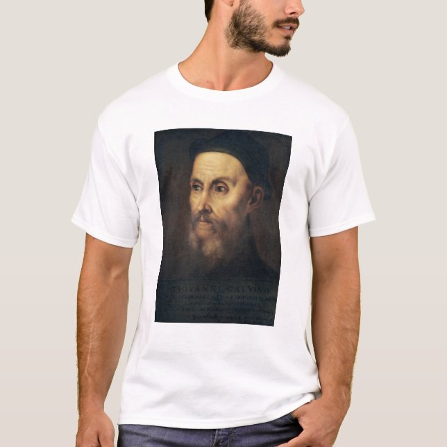 Portrait of John Calvin T-Shirt (Front)