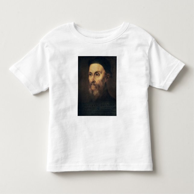 Portrait of John Calvin Toddler T-shirt (Front)