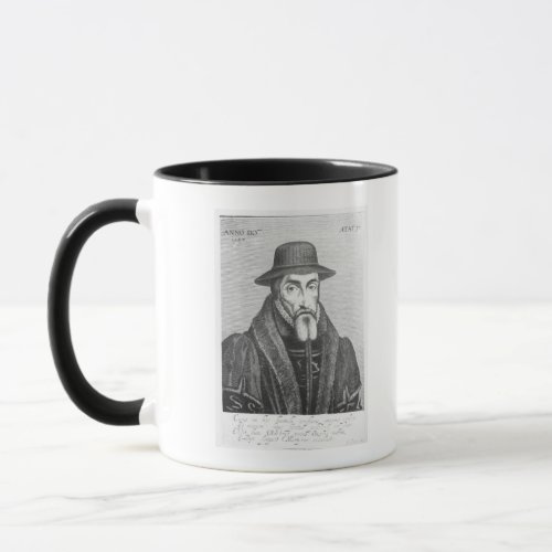 Portrait of John Foxe  English martyrologist Mug