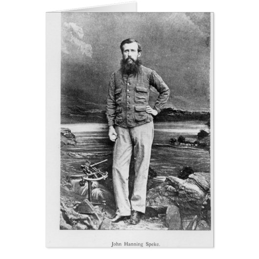 Portrait of John Hanning Speke Cards (Front)