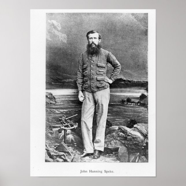 Portrait of John Hanning Speke Poster (Front)