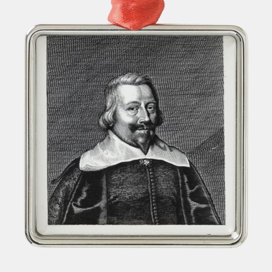 Portrait of John Pym engraved by George Metal Ornament