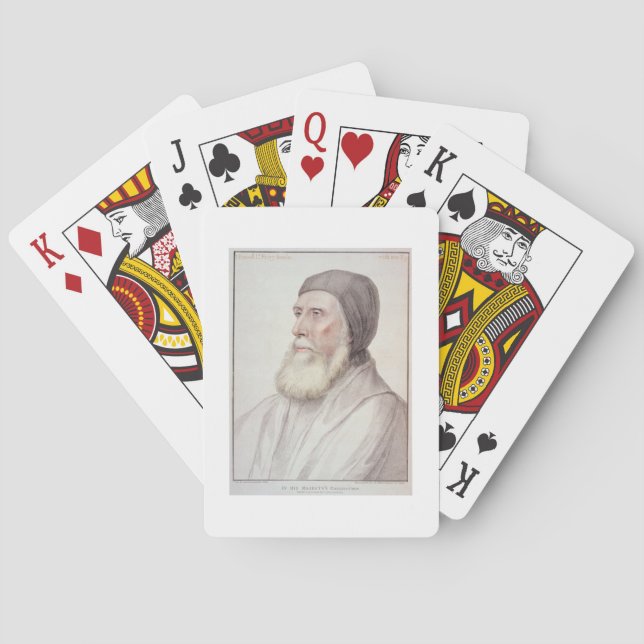 Portrait of John Russell 1st Earl of Bedford (1485 Poker Cards (Back)