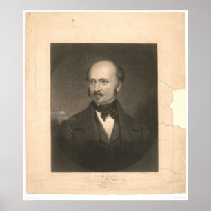 Portrait of John Sutter (1679A) - Unrestored Poster