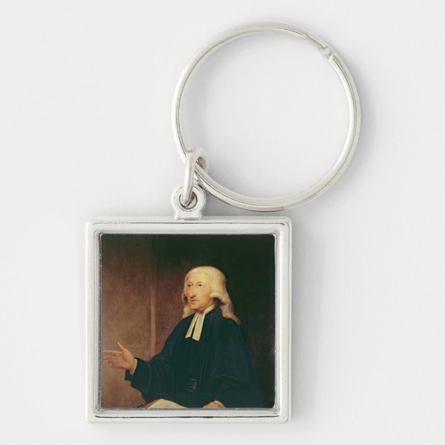 Portrait of John Wesley  1788 Keychain (Front)