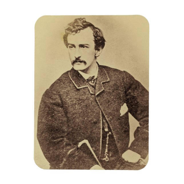 Portrait of John Wilkes Booth | 1861-65 Magnet (Vertical)