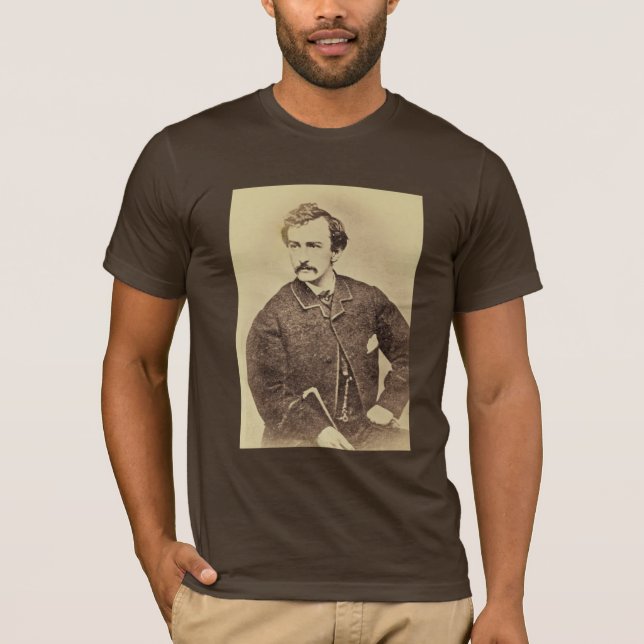 Portrait of John Wilkes Booth | 1861-65 T-Shirt (Front)