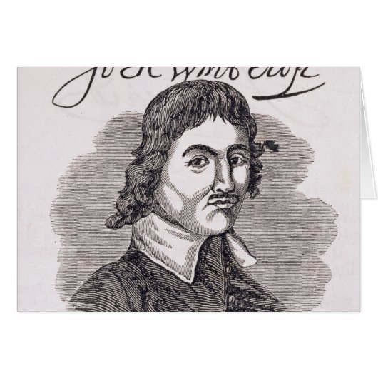Portrait of John Winthrop Cards (Front Horizontal)
