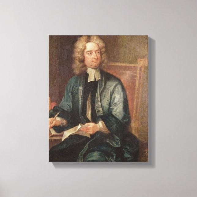 Portrait of Jonathan Swift  c.1718 Canvas Print (Front)