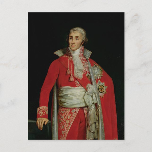Portrait of Joseph Fouche  Duke of Otranto Postcard (Front)