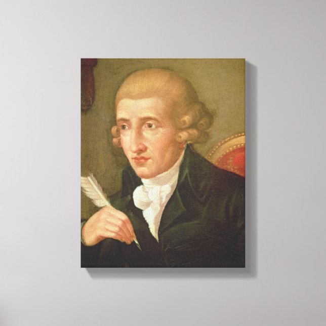 Portrait of Joseph Haydn Canvas Print (Front)