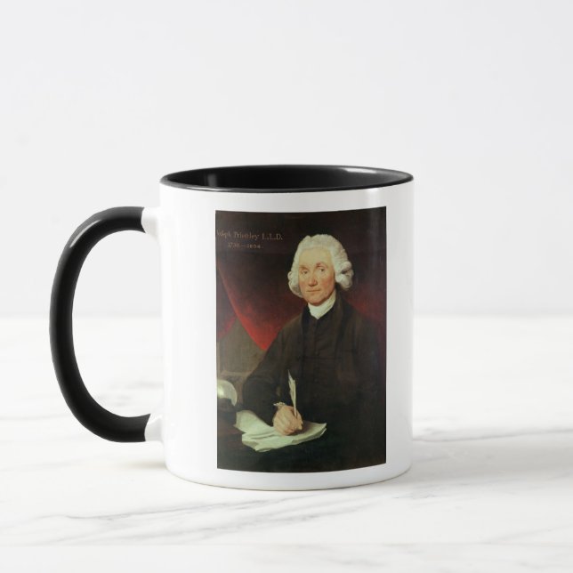 Portrait of Joseph Priestley (1733-1804) Mug (Left)