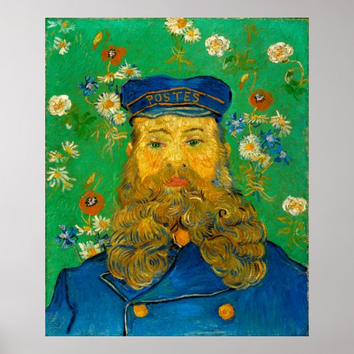 Portrait of Joseph Roulin by Vincent Van Gogh Poster