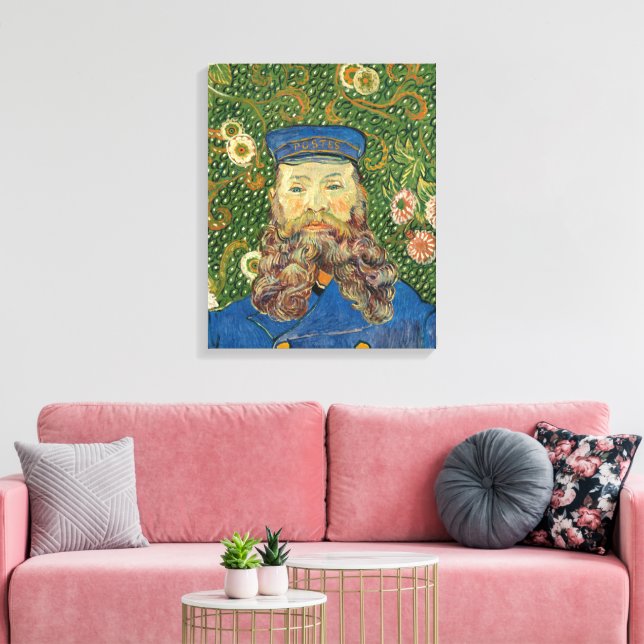 Portrait of Joseph Roulin | Vincent van Gogh Canvas Print (Insitu(LivingRoom))