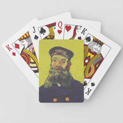 Portrait of Joseph Roulin  Vincent Van Gogh Playing Cards