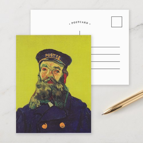 Portrait of Joseph Roulin  Vincent Van Gogh Postcard