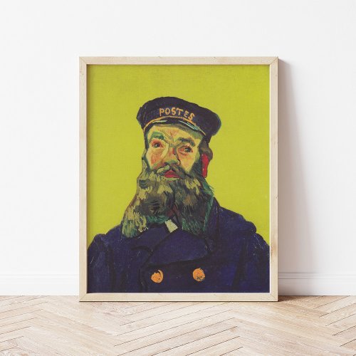 Portrait of Joseph Roulin  Vincent Van Gogh Poster