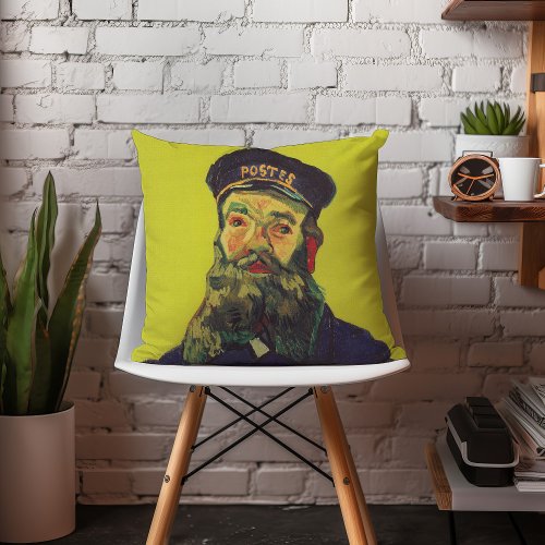 Portrait of Joseph Roulin  Vincent Van Gogh Throw Pillow