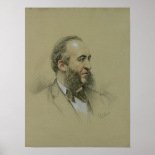 Portrait of Jules Ferry Poster