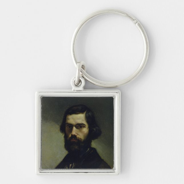Portrait of Jules Valles  c.1861 Keychain (Front)