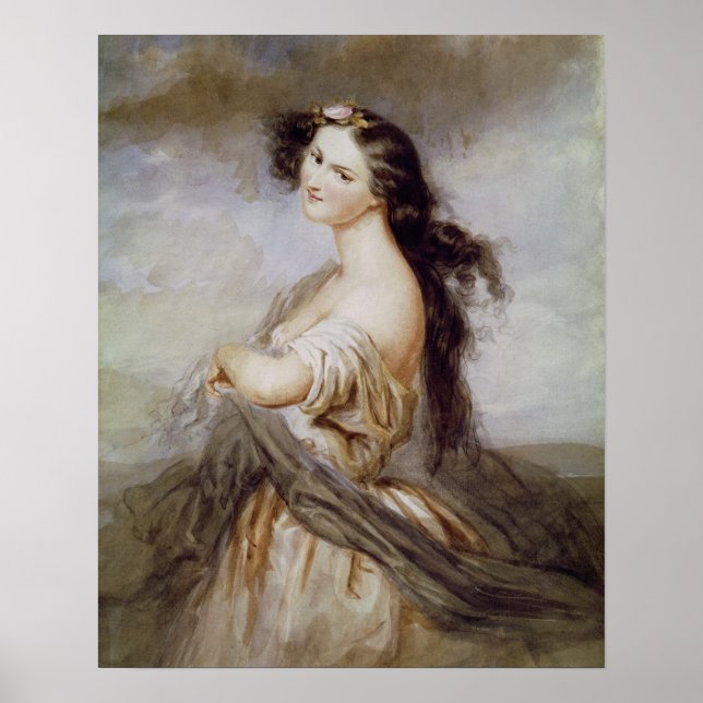 Portrait of Juliette Drouet Poster (Front)
