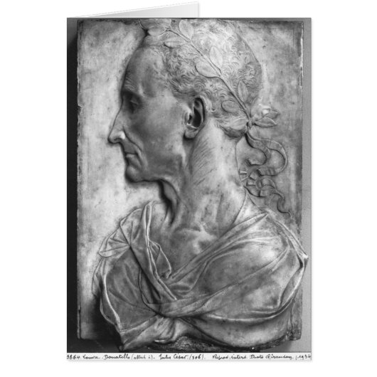 Portrait of Julius Caesar Cards (Front)