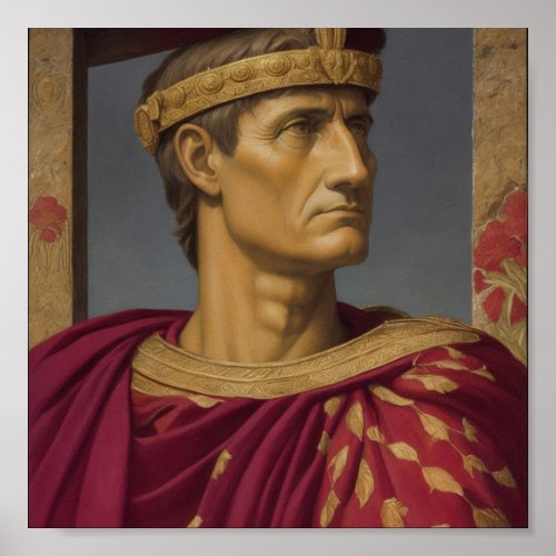 Portrait of Julius Caesar Poster