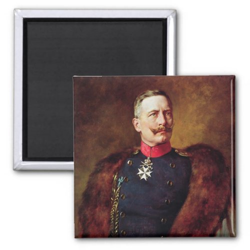 Portrait of Kaiser Wilhelm II Magnet