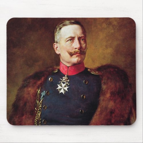 Portrait of Kaiser Wilhelm II Mouse Pad