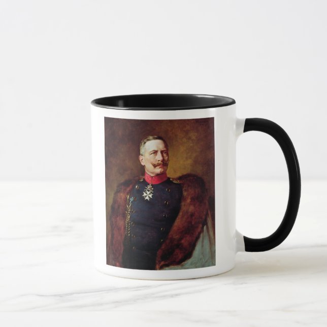 Portrait of Kaiser Wilhelm II Mug (Right)