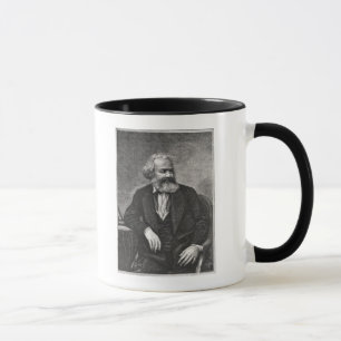 Portrait of Karl Marx 1857 Mug
